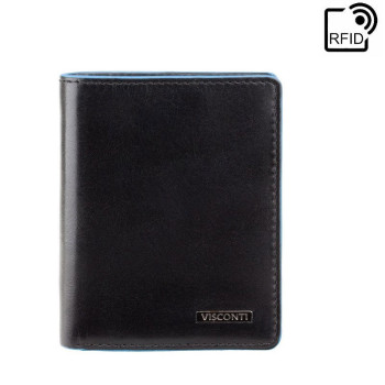 Malá slim pánska kožená peňaženka - Visconti (KPPN316)